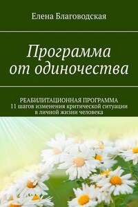 Программа от одиночества. РЕАБИЛИТАЦИОННАЯ ПРОГРАММА. 11 шагов изменения критической ситуации в личной жизни человека