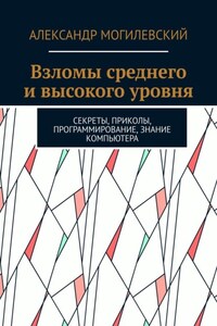 Взломы среднего и высокого уровня. Секреты, приколы, программирование, знание компьютера